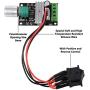 Greartisan 6V-28V 3A DC Motor Speed Controller PWM Variable Speed Regulator Governor Switch 1203BB with Speed Control Knob