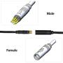 9 Pin 60cm Electric Bicycle Female Motor Cable Ebike Motor Adapter with Hall Sensor Connector Ebike Conversion Parts