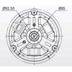 Switched reluctance BLDC motor (4/2 pole 220V 34000 rpm)