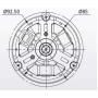 Switched reluctance BLDC motor (4/2 pole 220V 34000 rpm)