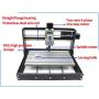 RATTMMOTOR CNC Wood Router Machine 3018 PRO 3 Axis GRBL Control DIY Mini CNC Router Machine Kit Plastic Acrylic PVC PCB Wood Engraver Milling Carving Machine Working Area 30x18x4.5cm