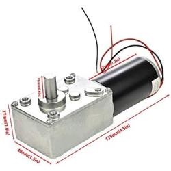 5840-31ZY-CE 12V Gear Motor 3RPM 70kg.cm high torque Gearbox Motor Self-locking Reversed (9 RPM)