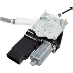 GM Genuine Parts 22895755 Front Driver Side Window Regulator with Motor , Black