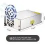 48V 16.67A 800W LED Switch Power Supply Driver AC 115-230V to DC 48V Transformer for LED Strip CCTV Security System,Camera,3D Printer,Computer Project,Motor
