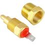 EVGATSAUTO Electric Engine Cooling Fan Thermostat Switch, Gold 185 to 175 Degree Electric Engine 3/8