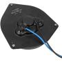 X AUTOHAUX 38616-PWA-J01 38616-R40-A01 A/C Condenser Radiator Cooling Fan Motor for Honda Fit 2007-2008