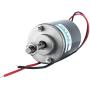 YaeGarden DC 24V Permanent Magnet DC Motor Electric Gear Motor Micro Speed Reduction Geared Motor High Speed CW/CCW For DIY Generator (30W 6000RPM)