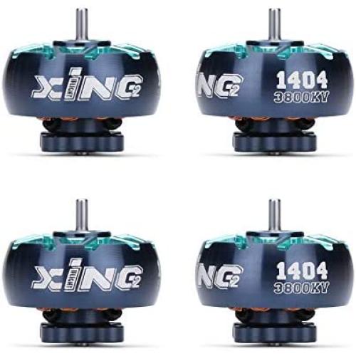 iFlight 4pcs XING2 1404 Unibell Motors for FPV Toothpick Ultralight Build Drone Motor (XING2 1404 3800KV)