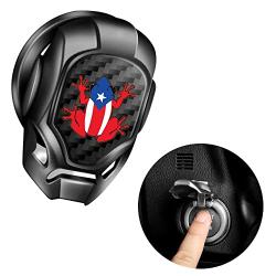 for Puerto Rico Coqui Car Engine Start Button Cover General Motors Ignition Switch Decorative Cover, auto Interior Ignition Accessories