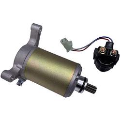 Hity Motor Starter & Relay Solenoid for Yamaha Warrior 350 YFM350 1987-2004 Moto-4 350 YFM350 1987-1995 Kodiak 400 YFM400 1993-1998 Terra PRO 350 YFP350U 1988 Big Bear 350 YFM350U 2X4 1996-1999 ATV