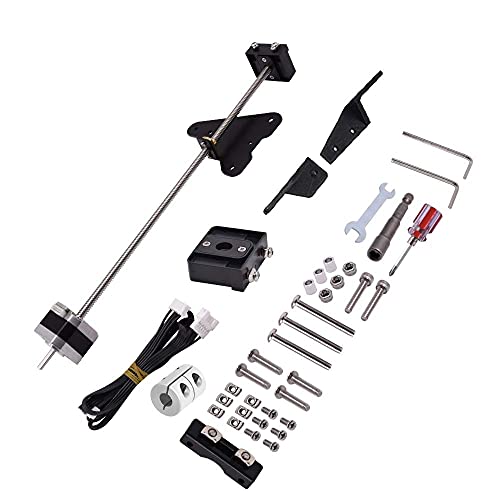 CHPOWER Ender 3 Dual z-axis Upgrade Kit, Aluminium Lead Screw Dual Z Stepper Motor Upgrade Kit for Creality Ender 3, Ender 3 Pro, Ender 3 V2 3D Printers