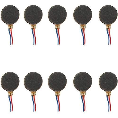 NW 10 pcs Coin Vibration Motor 3V 66mA Common Used Micro Vibration Motor for Cell Phone Toy