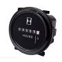 DEALPEAK 12V 24V 36V Hour Meter/Tachometer 2 Round Waterproof Gauge for Marine Boat Tractor Engine