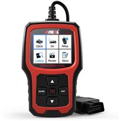 ANCEL AD410 OBD II Vehicle Check Engine Light Scan Tool Automotive Code Reader Auto OBD2 Scanner with I/M Readiness (Black-Red)
