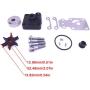 Boat Motor 6AH-W0078-00 6AH-W0078-01 Water Pump Repair Kit with Housing for Yamaha 15HP 20HP Outboard Engine,for Sierra Marine 18-3479