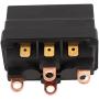 Acouto Winch Solenoid Relay Contactor for ATV UTV 4X4 Vehicles Winch Solenoid Contact Relay Contactor 12V 120A Steel Replacement