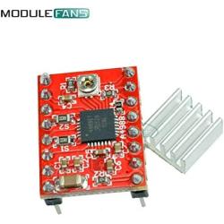 5PCS A4988 Motor Driver Drive Module Board StepStick Stepper for Reprap Prus 3D Printer Intelligent Chopping
