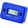 Nine-Rong Digital LCD Inductive Hour Meter Hourmeter Waterproof for Marine Boat SnowBlower Inverter Generator Motorcycle ATV Lawn Mower and Small Gas Engine(Black)