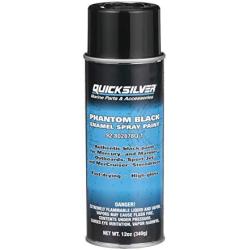 Quicksilver 802878Q1 Phantom Black - Gloss Enamel Spray Paint