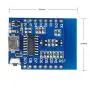 Mini D1 WiFi Based on ESP-12F ESP8266 Module ModeMcu Development Board Compatible Arduino, Pack of 2