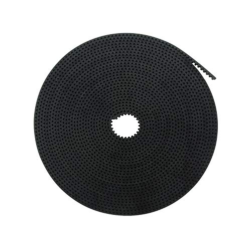 GT2 Open Timing Belt for 3D Printer, 5 Meters (16.4 Ft) Length Open Belt 2mm Pitch 6mm Width Rubber Fiberglass Reinforced for RepRap Prusa i3 3D Printer