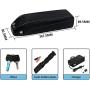 Jieoto E-Bike Lithium-ion Battery 36V 8AH Ebike Battery with 2A Charger and BMS Protection Board, for E-Bike Li-ion Battery 200W 350W Motor