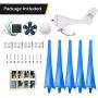 Dyna-Living 400W DC 12V Wind Turbine Generator 3 Blades & 5 Blades 500W 12V Wind Turbine Motor with Charge Controller for Home Marine Industrial Energy (Not Included Mast)
