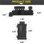 Kunttai 12450166 Driver Left 8 Way Power Seat Adjust Switch Recliner Switch Fit for 1999-2007 Chevy Silverado Avalanche Suburban Tahoe GMC Sierra Yukon Cadillac