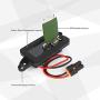 Bicos 89019088 HAVC Blower Motor Resistor Compatible with Cadillac Escalade ESV EXT Chevy Avalanche Silverado Suburban Tahoe GMC Sierra Yukon 2003-2007 Replacement# 973-405 89018308