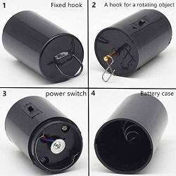 3 Pack Hanging Black Rotating Motor for Wind Spinner and Wind Chimes， Mobile Battery Operated Garden Decor Accessoy，Not Included Battery