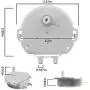 New OEM Produced 6549W1S013H (=6549W1S013D), MDCK0601F for LG Microwave Turntable Motor by OEM Mania Replacement Part -1 Year Warranty