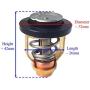 Boat Motor Thermostat 60V-12411-00-00 for Yamaha Outboard 75-300 Hp F115/VZ200-VZ300 135 150 175 200 225 143° 4 Stroke Marine Engine