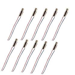tatoko 6mmx12mm 16 Pcs DC Vibration Motor 3V 11000RPM Powerful Small Electric Motor 2 Wires Miniature Micro Vibrating Motor