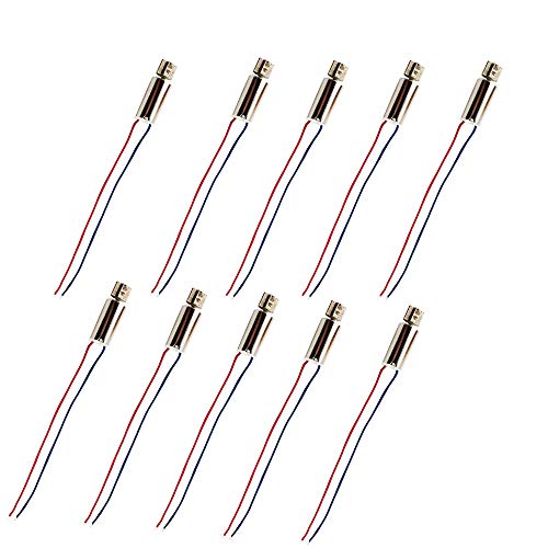 tatoko 6mmx12mm 16 Pcs DC Vibration Motor 3V 11000RPM Powerful Small Electric Motor 2 Wires Miniature Micro Vibrating Motor