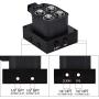 PTNHZ Universal 1/4 NPT 0-200Psi 12V Control Air Bag Suspension 2Corner Block Manifold Solenoid Valve For Auto Motorcycle