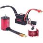 Vehicles-OCS 3650 Sensorless BRUSHLESS 2300KV Waterproof Motor & 45A ESC with RC Heatsink Cover Combo Set for 1:10 RC Cars
