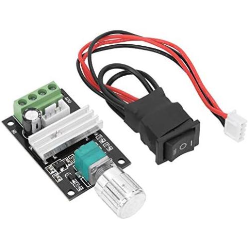 Gfnxk 6-28v 3adc Motor Speed Controller,Reversible Regulator,with Switch,Motor Speed Regulation