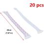 Antrader 20 Pcs 6 Pin 2.54mm Pitch Female to Female JST XH Connector Cable Wire 20cm