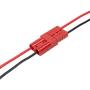 HYCLAT 6-10 Gauge Battery Quick Connect/Disconnect Wire Harness Plug Connector Recovery Winch Trailer, Pack of 2, Red