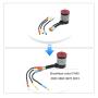 Hobby Fans 4mm Banana Plugs Connector Extension Cable Wire for RC Brushless Motor ESC (3-Pack)
