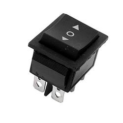 AodesiElectronics 5Pcs Snap in Boat Rocker Switch 6 Terminal 3 Position Momentary Rocker Switch
