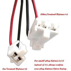 6 Inch Blower Motor Connector Plug Wire Harness Pigtail Kit with Heat Shrinks Connectors Fits 2005-2016 Toyota Tacoma Replace 82998-12380 90980-10916