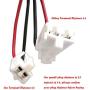 6 Inch Blower Motor Connector Plug Wire Harness Pigtail Kit with Heat Shrinks Connectors Fits 2005-2016 Toyota Tacoma Replace 82998-12380 90980-10916