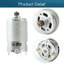 Fielect Electric Gear Motor 12 Teeth for Various Cordless Screwdriver DC 12V 21000RPM 1Pcs