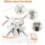 Unidanho Fire Burn Pot and Hot Rod Ignitor,Auger Motor,Grill Induction Fan Kit,Replacement Parts with Screws and Fuse for Pit Boss and Traeger Wood Pellet Grill
