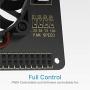 Argon Fan HAT for Raspberry Pi 4 | 40mm Fan with Power Button | PWM and Software Controllable | Easy Setup