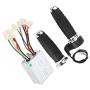 RiToEasysports 12V 500W Motor Brushed Speed Controller with Antislip Throttle Twist Grip for Electric Bicycle Electric Tricycle