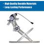 741-126 Power Window Regulator and Motor Assembly Driver Side Front Left Compatible with 1994-2004 Ford Mustang Base/GT/Mach 1/ SVT Cobra (Anniversary) 4.6L, OE Replace Parts