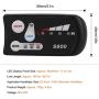 SOONALL 36V/48V Electric Bike Display Meter, Waterproof LED Display Meter with Motor Controller, Multi-Functions Display Control Panel for Bicycle Modification