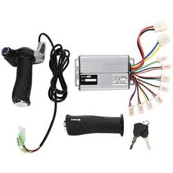 Alomejor 1000W Motor Brushed Controller with Throttle Twist Grips Display for Electric Bike Tricycle Scooter